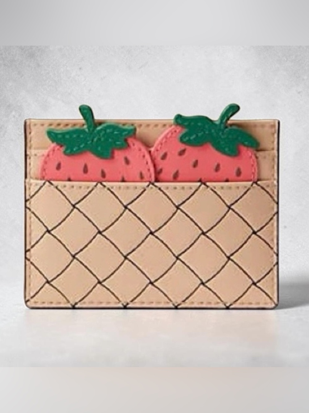 Kate Spade Picnic Perfect Strawberry Card Holder